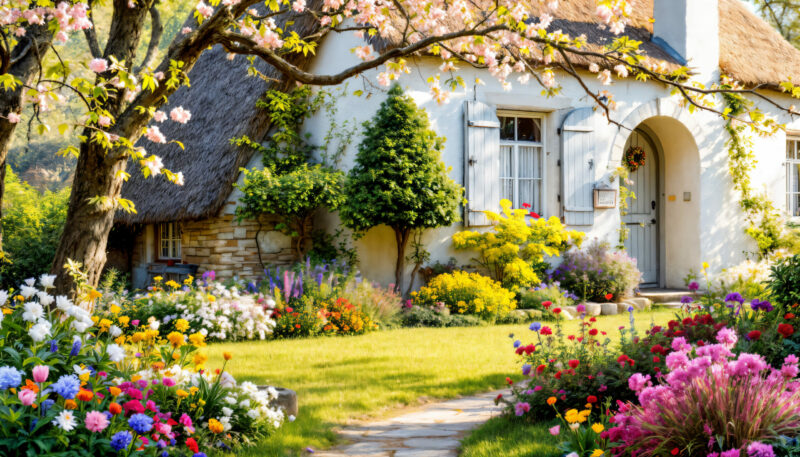 jardin printemps