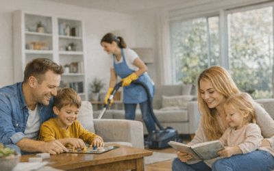 Familles actives : gagnez 3 heures par semaine grâce au ménage à domicile