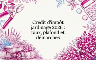 Crédit d’impôt jardinage 2026 : taux, plafond et démarches