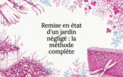Remise en état d’un jardin négligé : la méthode complète