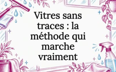 Vitres sans traces : la méthode qui marche vraiment