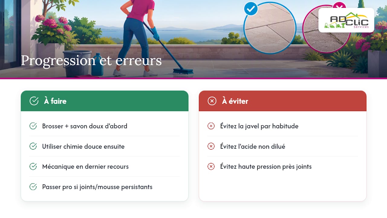 Évolution des méthodes de nettoyage douces