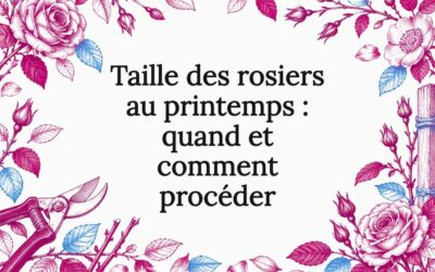 Taille des rosiers au printemps : quand et comment procéder