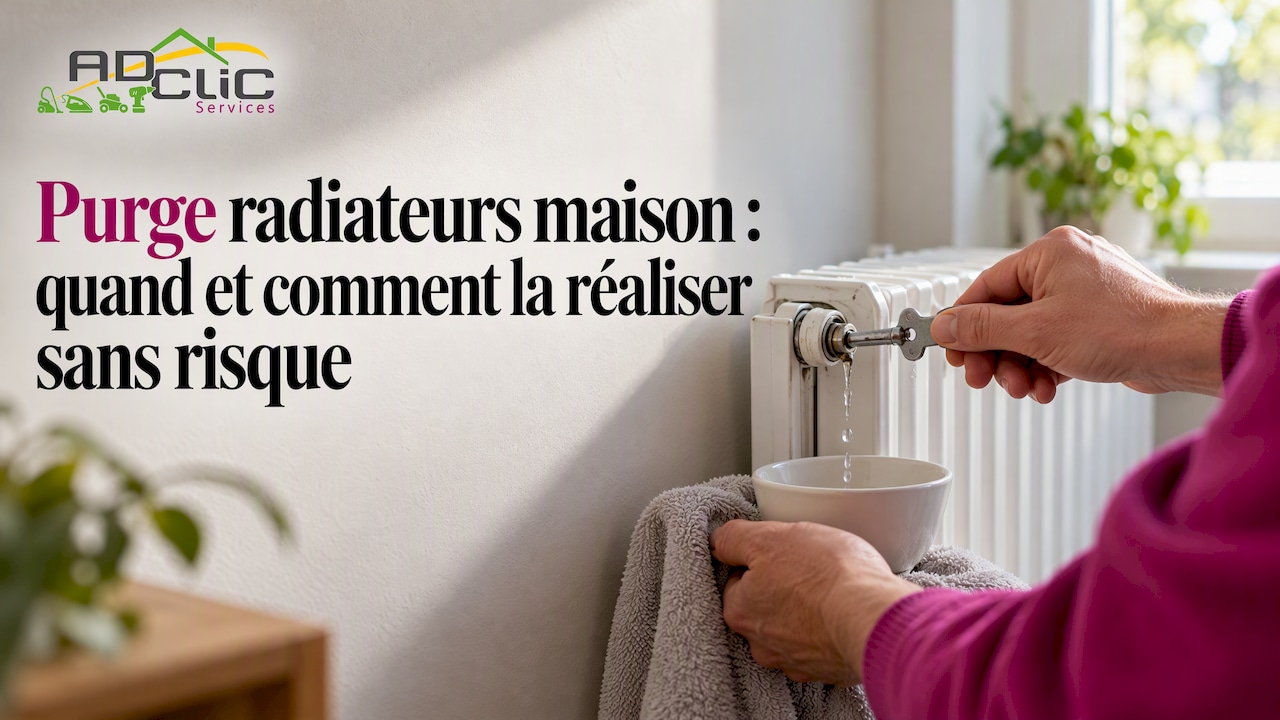 1791204094552-main-purgeant-un-radiateur-avec-un-recipient Main qui purge un radiateur avec un récipient