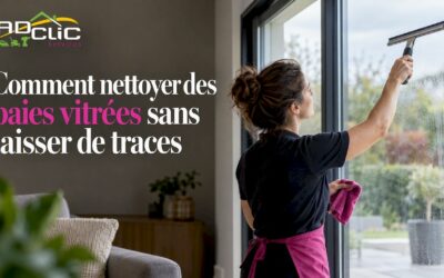 Comment nettoyer des baies vitrées sans laisser de traces