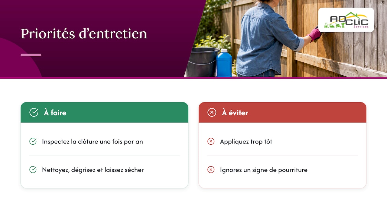 Ce que l'entretien du bois révèle vraiment sur nos priorités — overview diagram