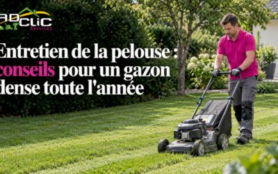 Entretien de la pelouse : conseils pour un gazon dense toute l’année