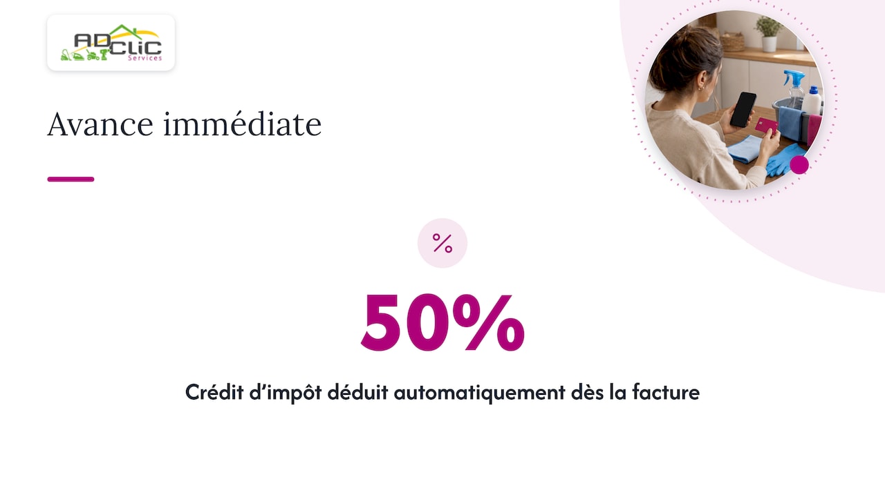 L'avance immédiate : le crédit d'impôt dès la facture — overview diagram